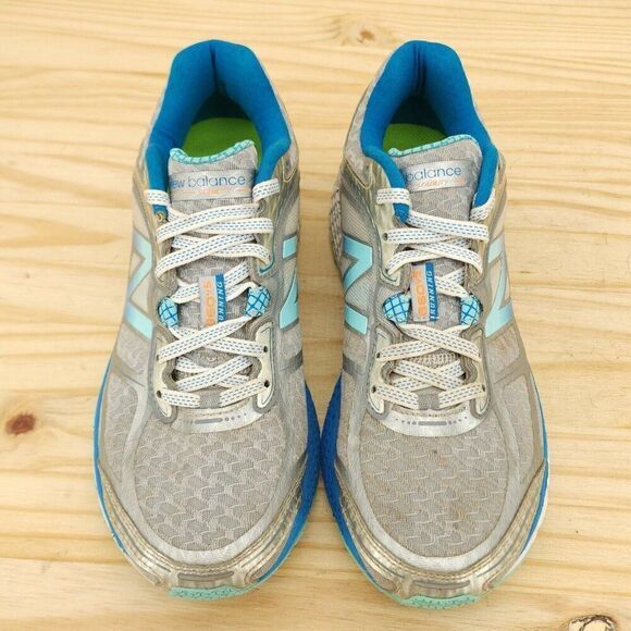 New Balance 860v5 Women's Running Shoes Sz 8 Gray Blue Sneakers Athletic Trainer - Picture 9 of 10